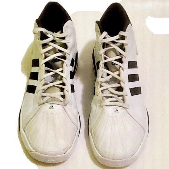 Adidas Future star BOOST Basketball Shoes For Men White Size 12 - Picture 3 of 6
